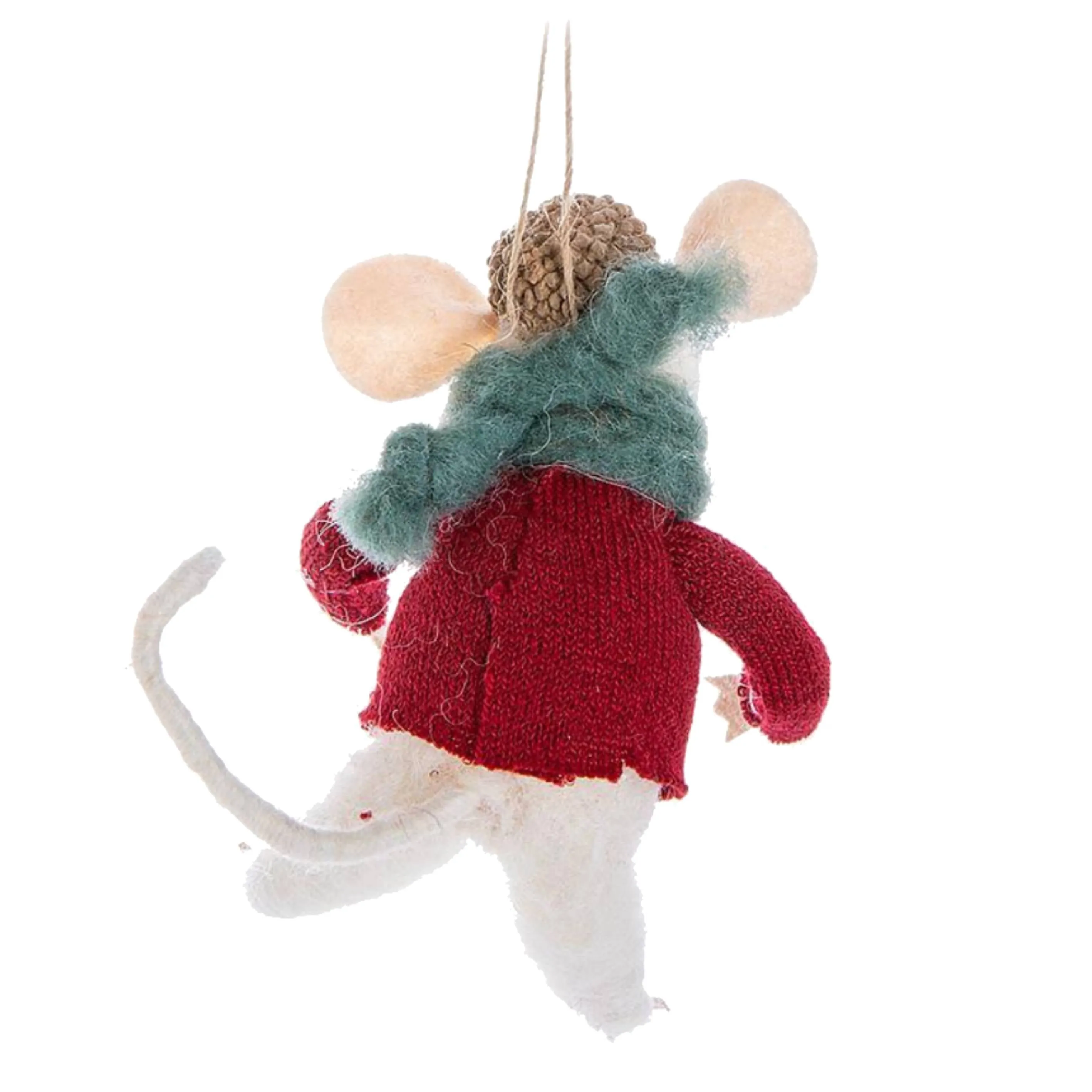 Abbott Mouse in Sweater Ornament