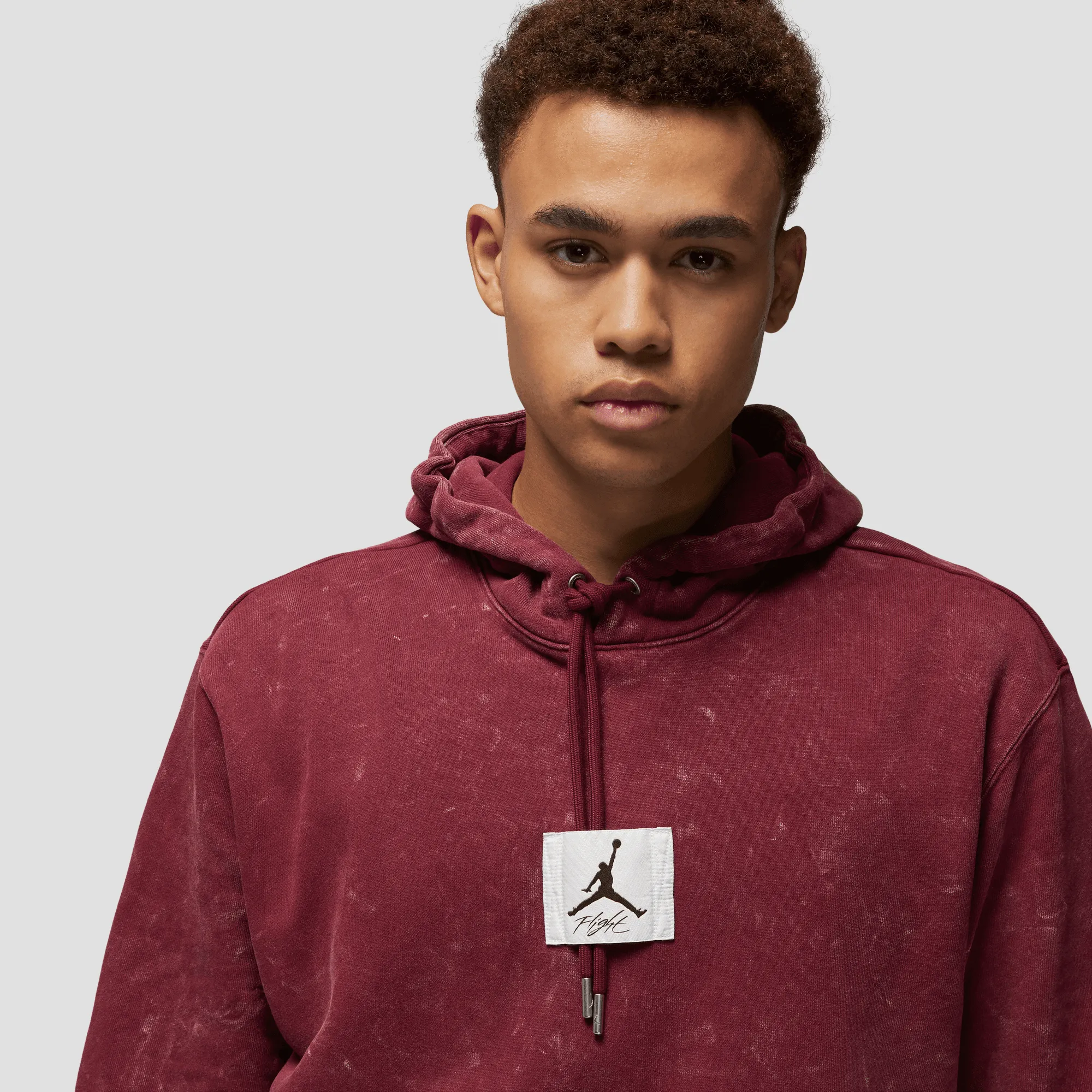 Air Jordan Essentials Washed Red Fleece Hoodie