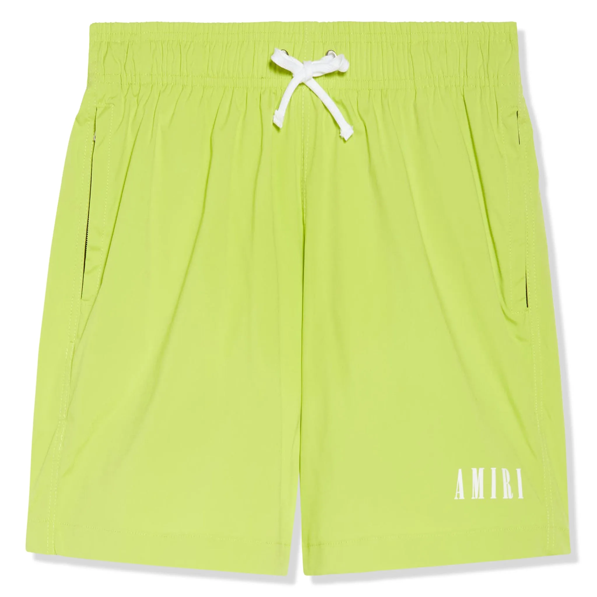 Amiri Core Logo Swim Shorts Lime