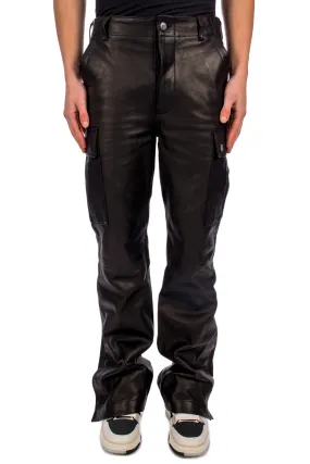 Amiri Leather Cargo Flare | Credomen