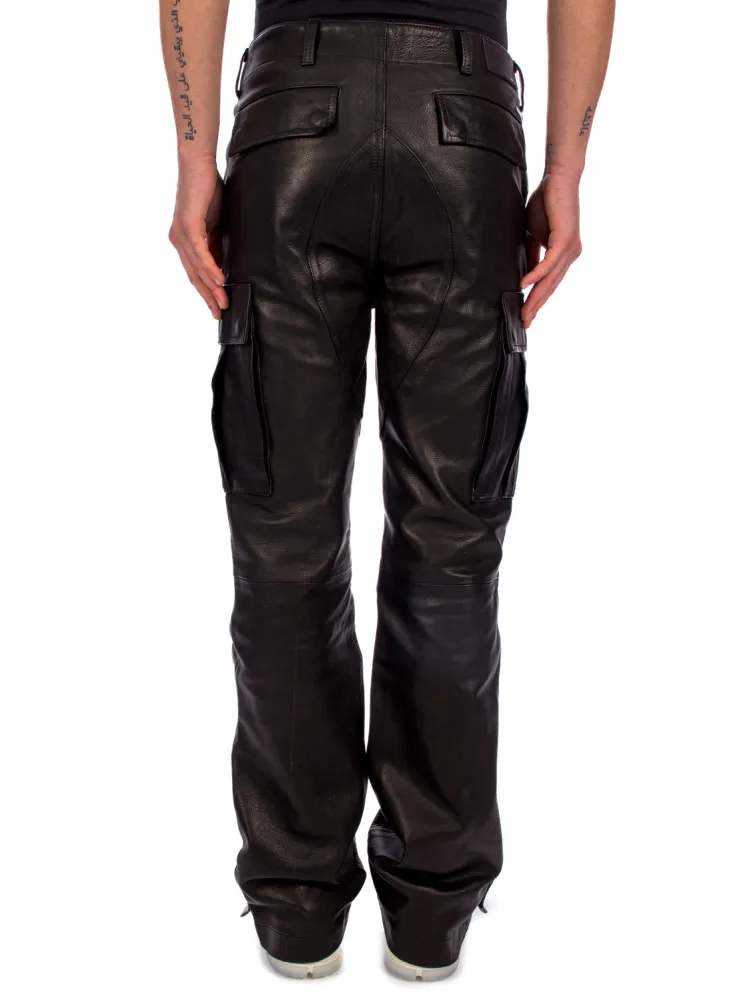 Amiri Leather Cargo Flare | Credomen