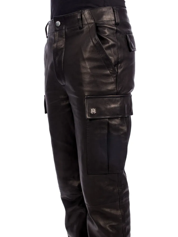 Amiri Leather Cargo Flare | Credomen