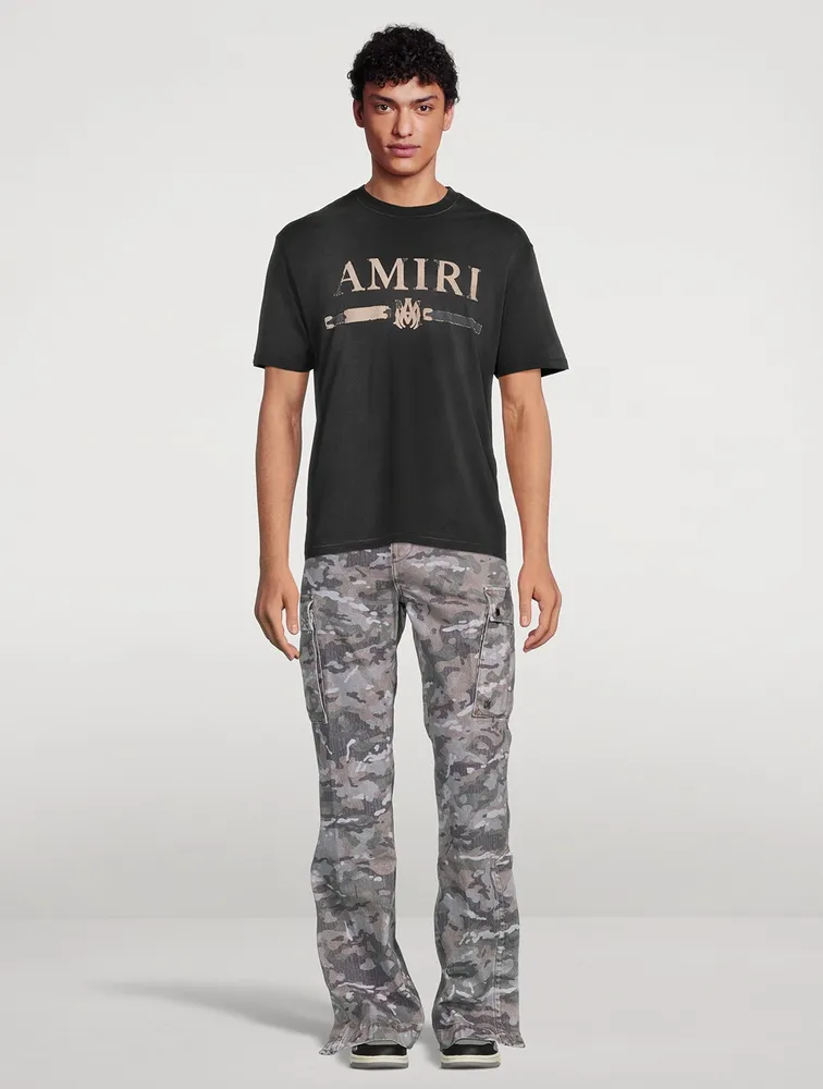 AMIRI M65 M65 Camo Cargo Kick Flare Jeans