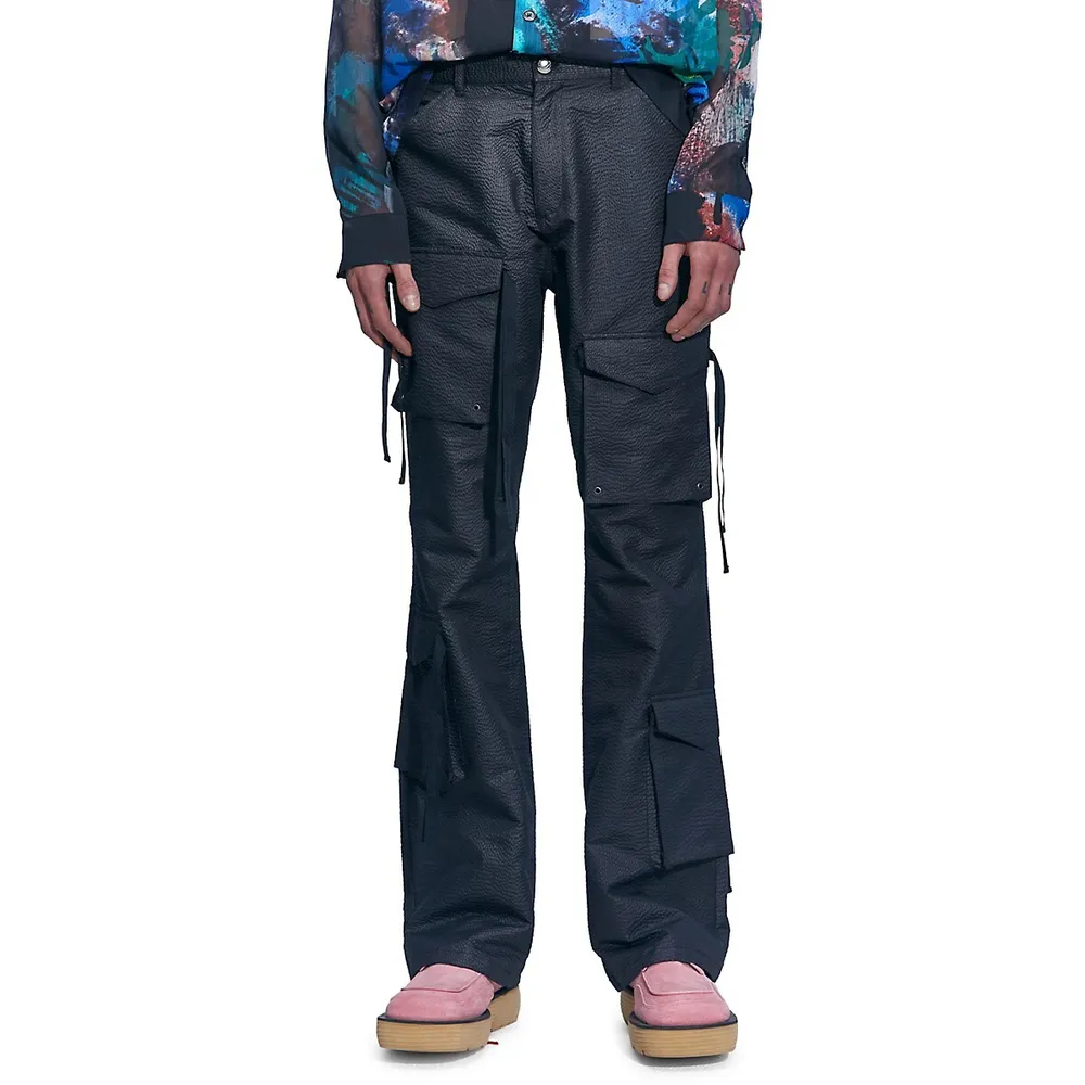 Andersson Bell Itakata Cargo Flare Pants