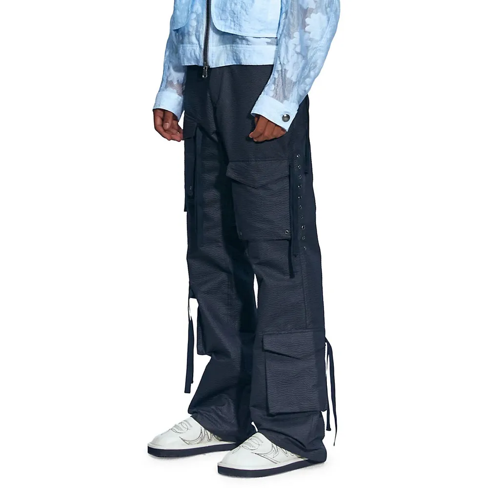 Andersson Bell Itakata Cargo Flare Pants