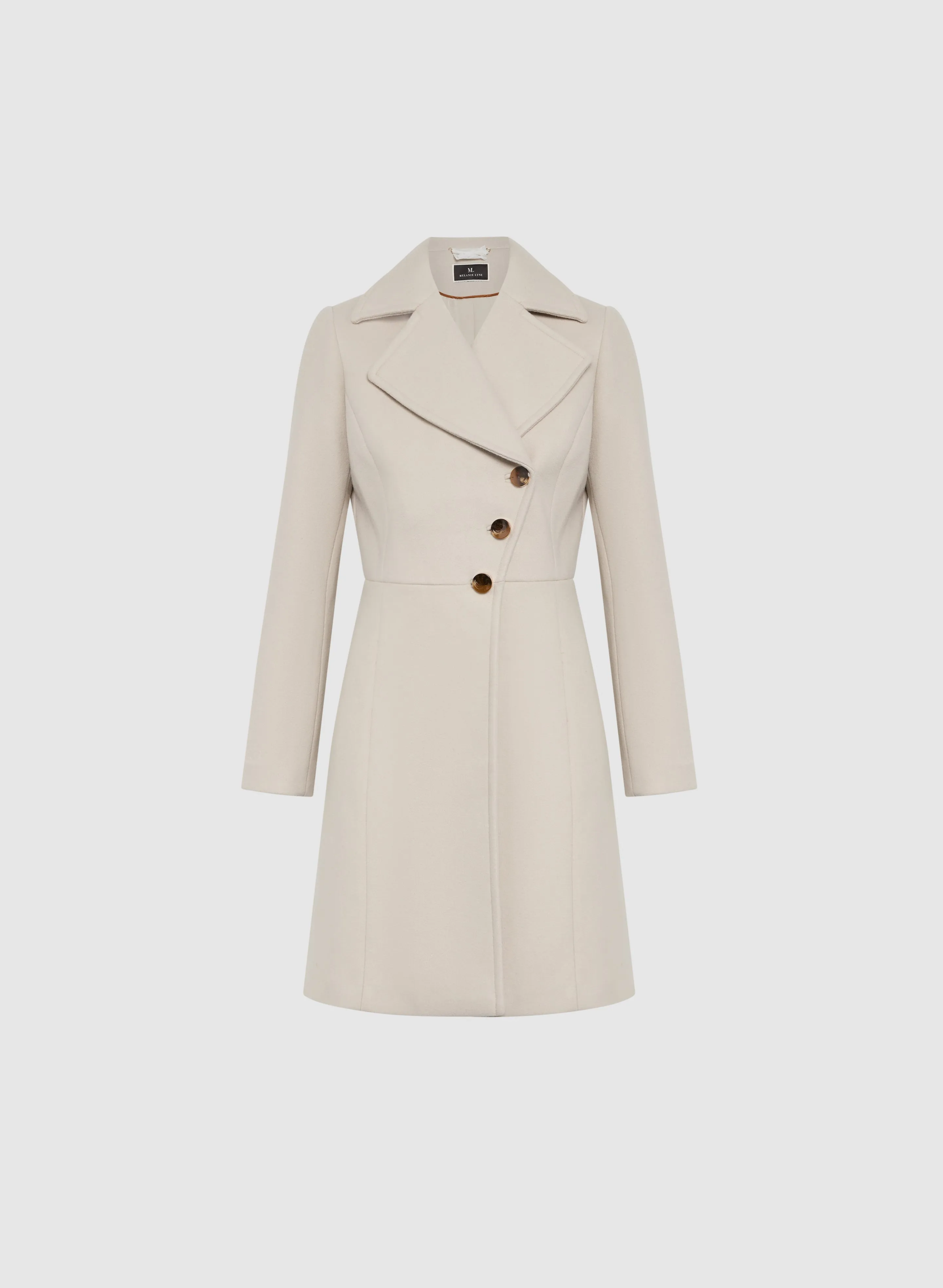 Asymmetrical Side Button-Up Coats