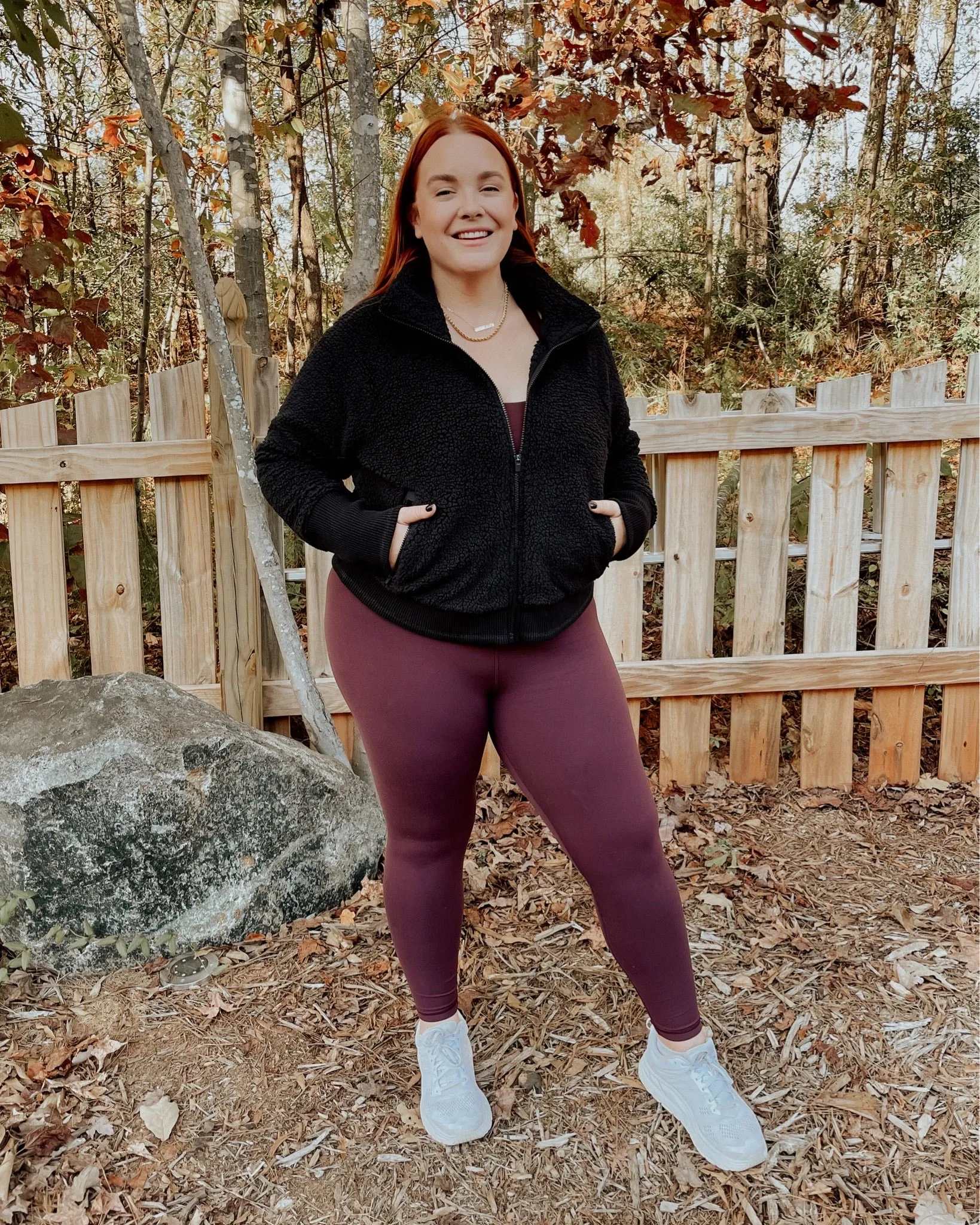 Athleta Black Sherpa Zipper Front Jacket- Size XL (sold out online)