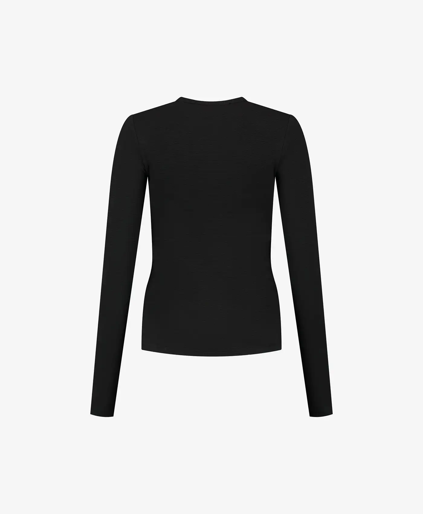 Black Denise Button Longsleeve