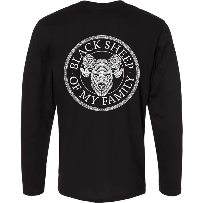 Black Sheep Unisex Black Long Sleeve Tee