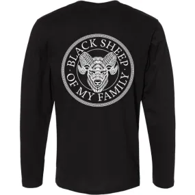 Black Sheep Unisex Black Long Sleeve Tee