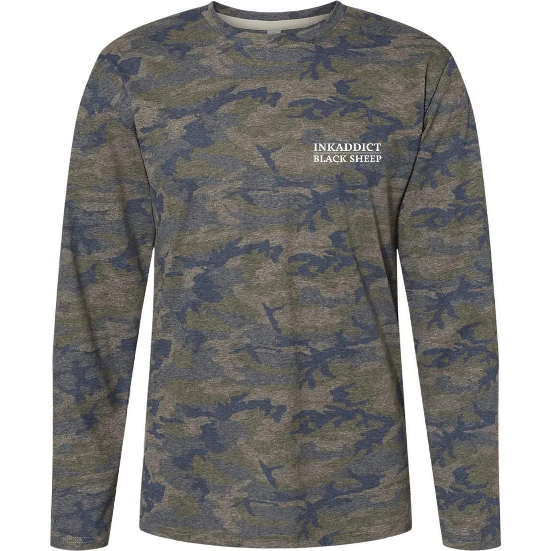 Black Sheep Unisex Camo Long Sleeve Tee