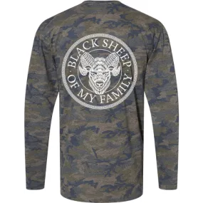 Black Sheep Unisex Camo Long Sleeve Tee