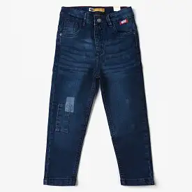 Boys Denim Pant Revers -DARK BLUE