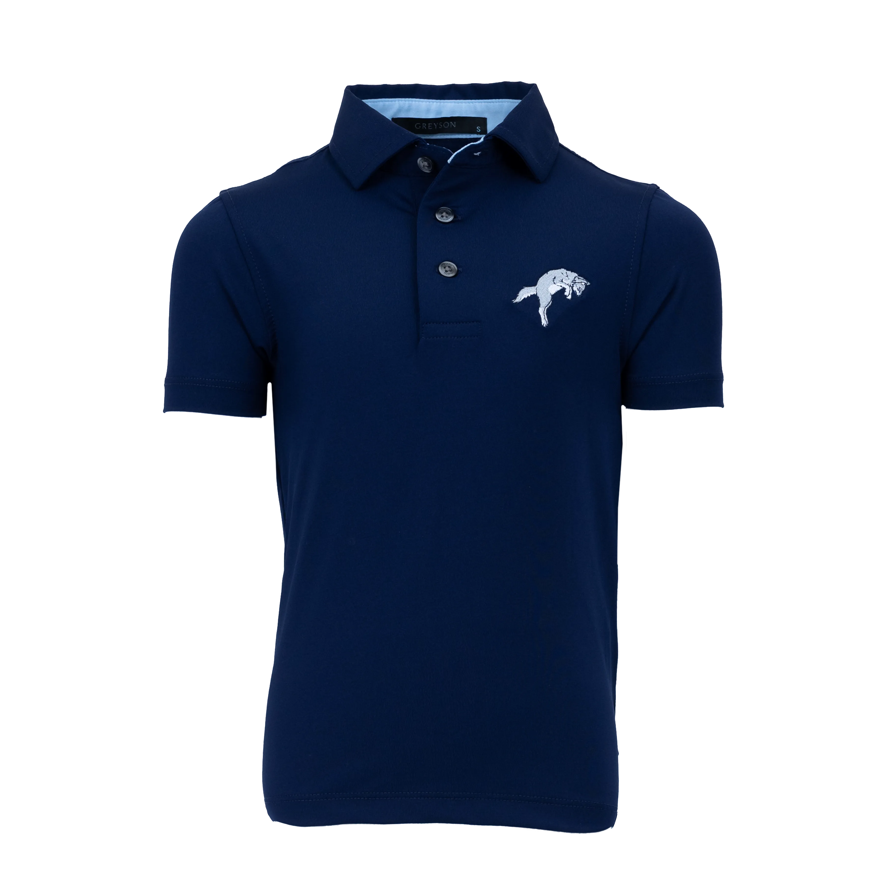 Boy's Pouncing Wolf Tala Polo