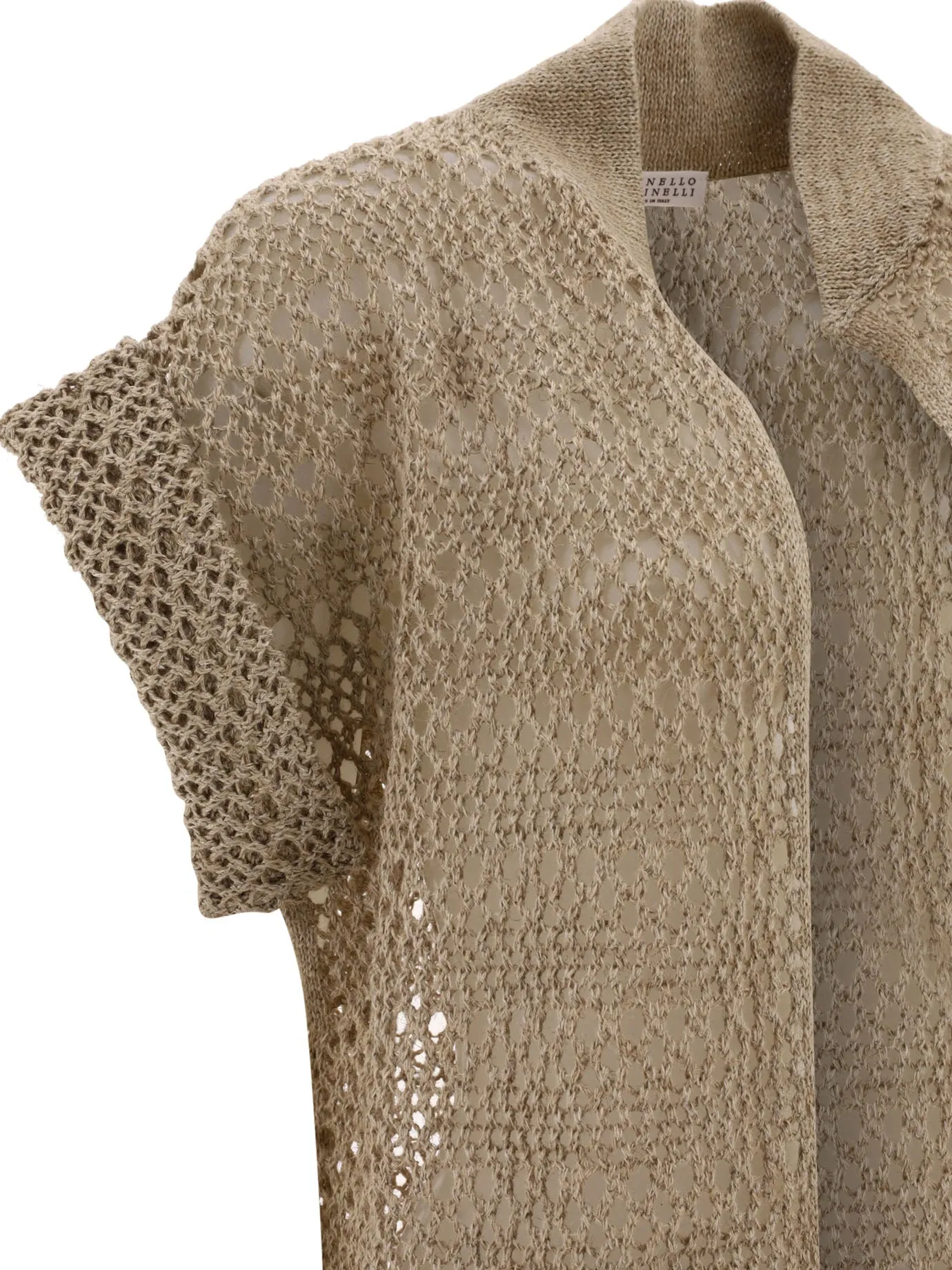 BRUNELLO CUCINELLI Beige 24SS Women's Knit Sweater