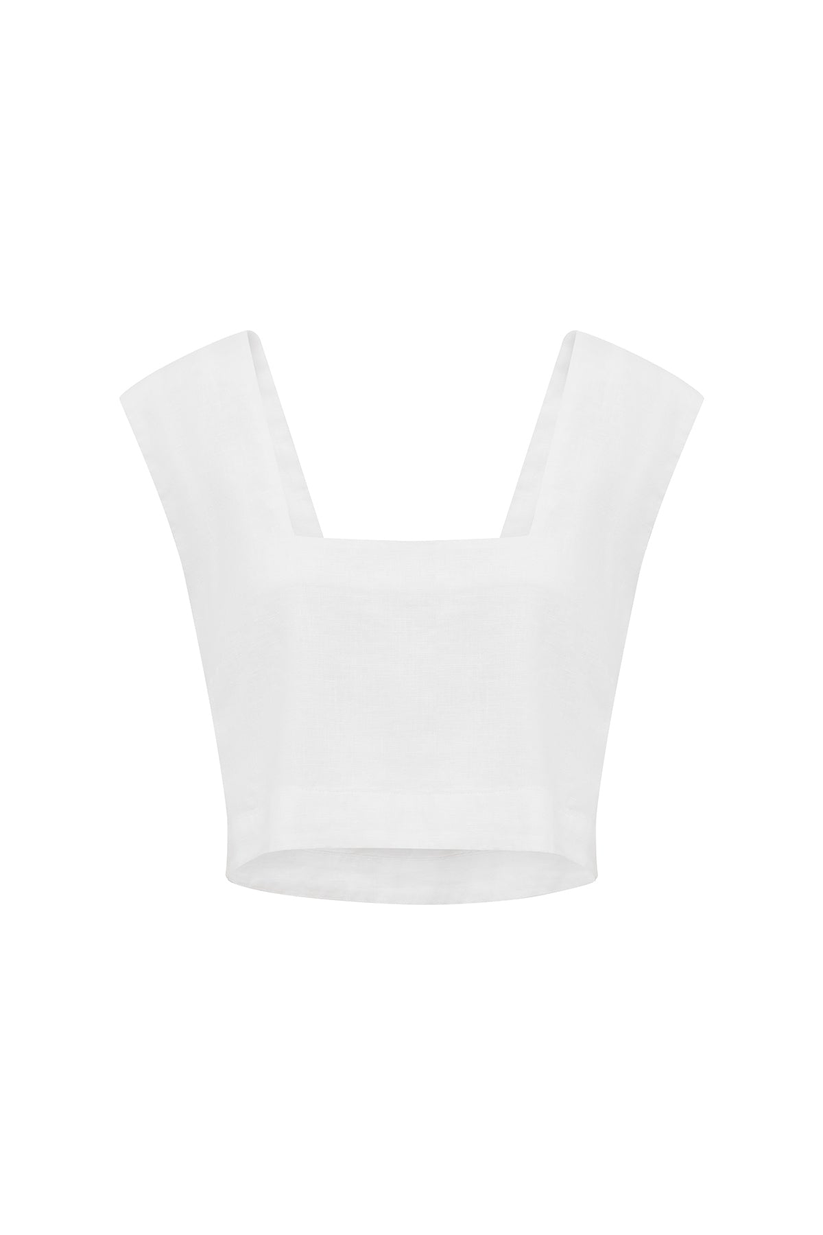 CALEB CROP TOP - IVORY