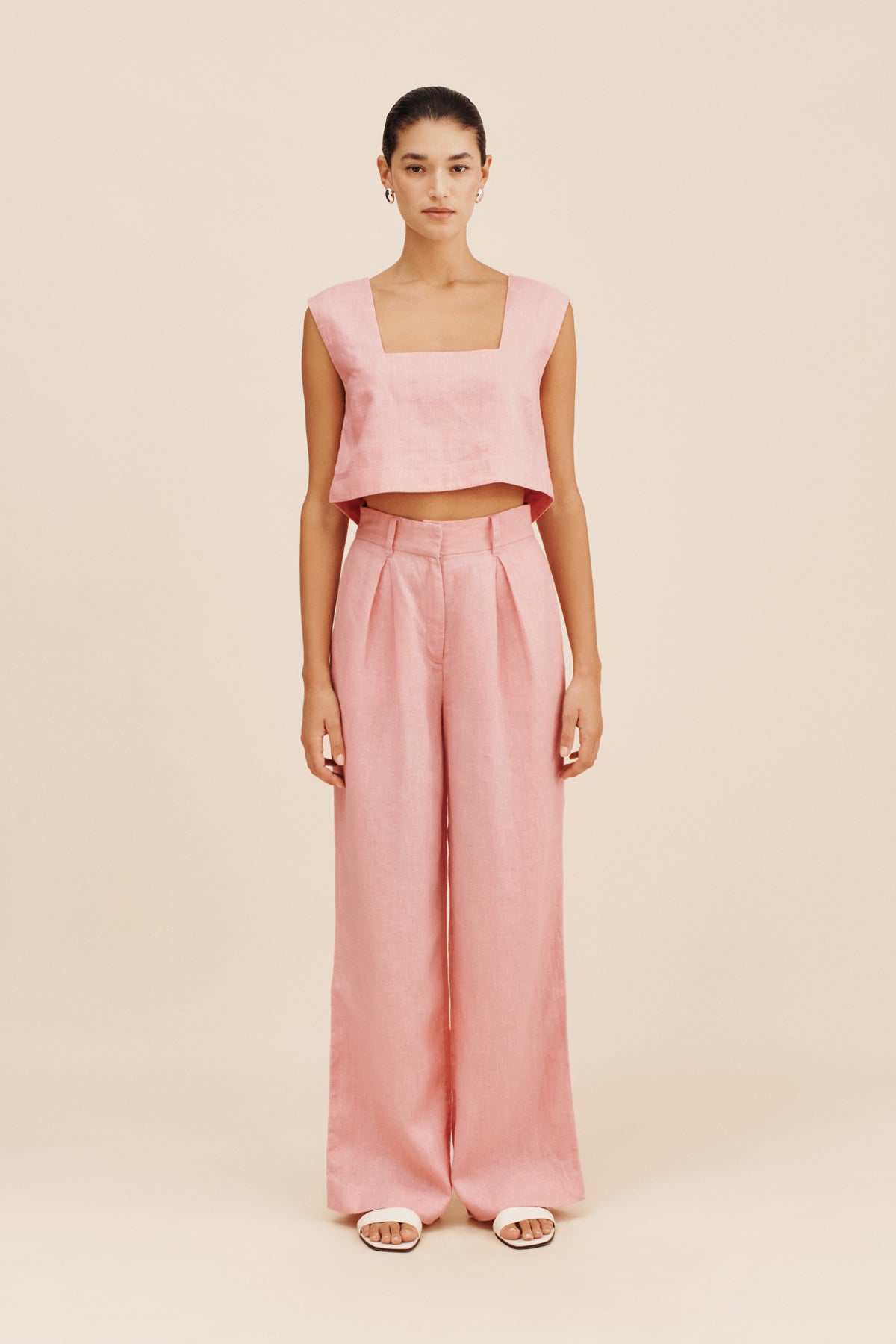 CALEB CROP TOP - PINK SALT