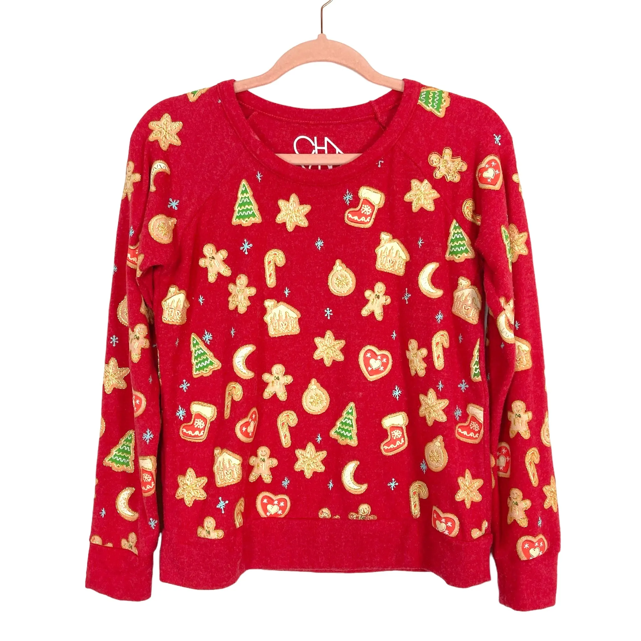 Chaser Christmas Cookie Top- Size S (sold out online, we have matching pants)