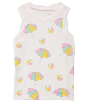 Chaser Kids Beach Balls and Umbrellas Tank Top (Toddler/Little Kids)