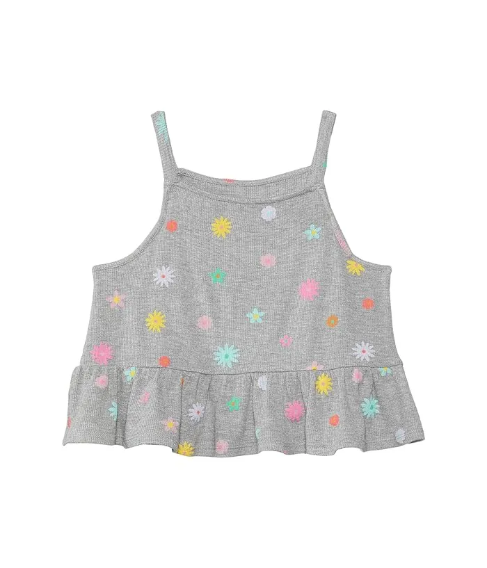 Chaser Kids Embroidery Flowers Tank Top (Toddler/Little Kids)