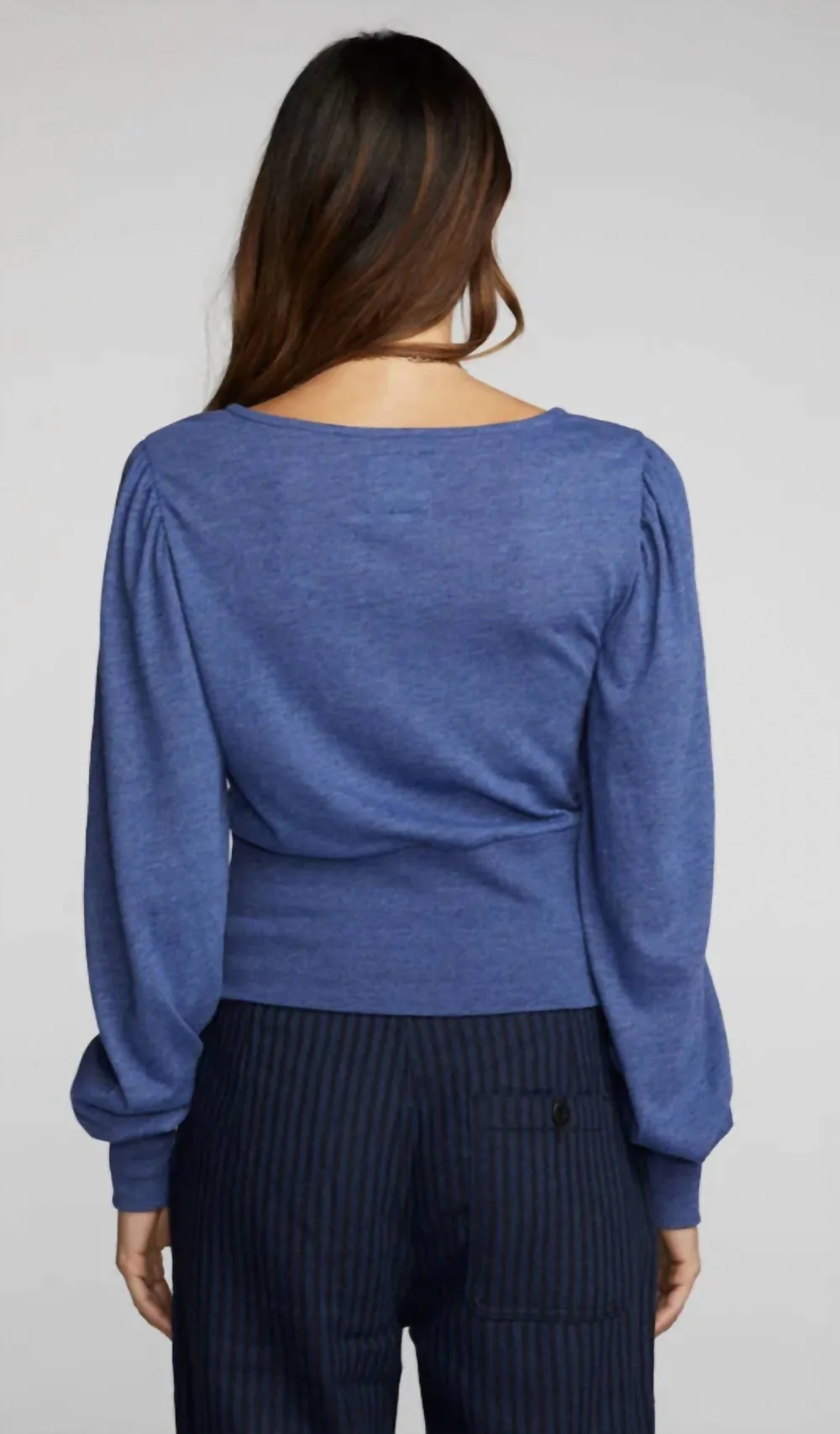 Chaser - Triblend V-Neck Long Sleeve Top