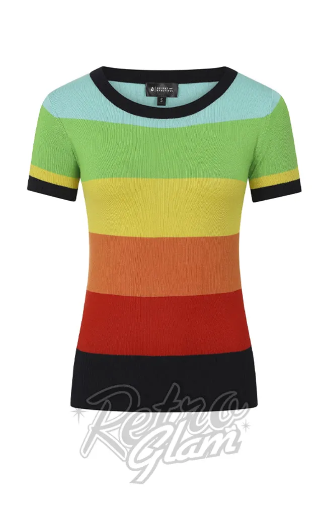 Collectif Sydney Rainbow Dreamer Top - XL left only