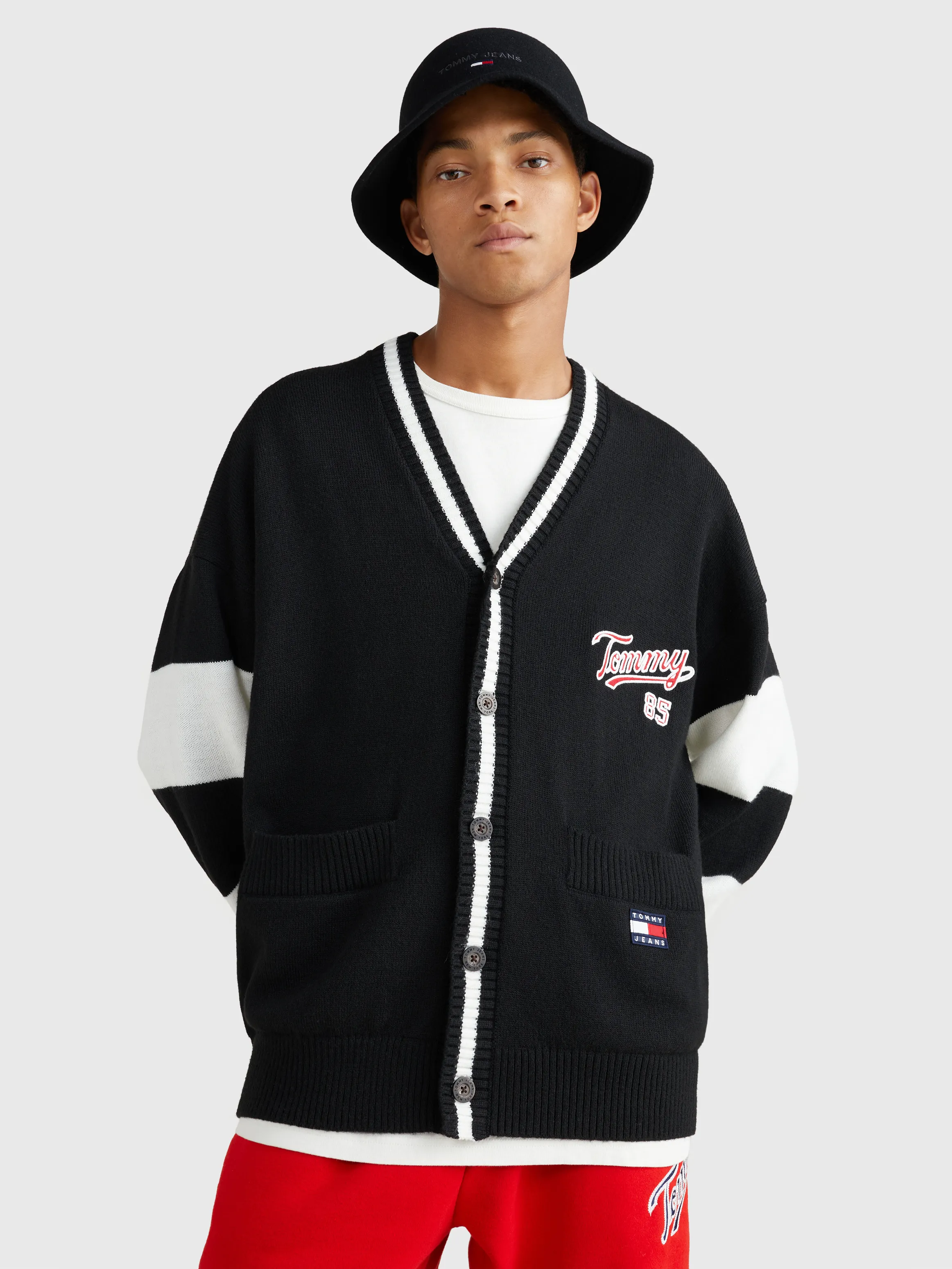 College Oversized Cardigan | Sweatshirts & Hoodies | Tommy Jeans