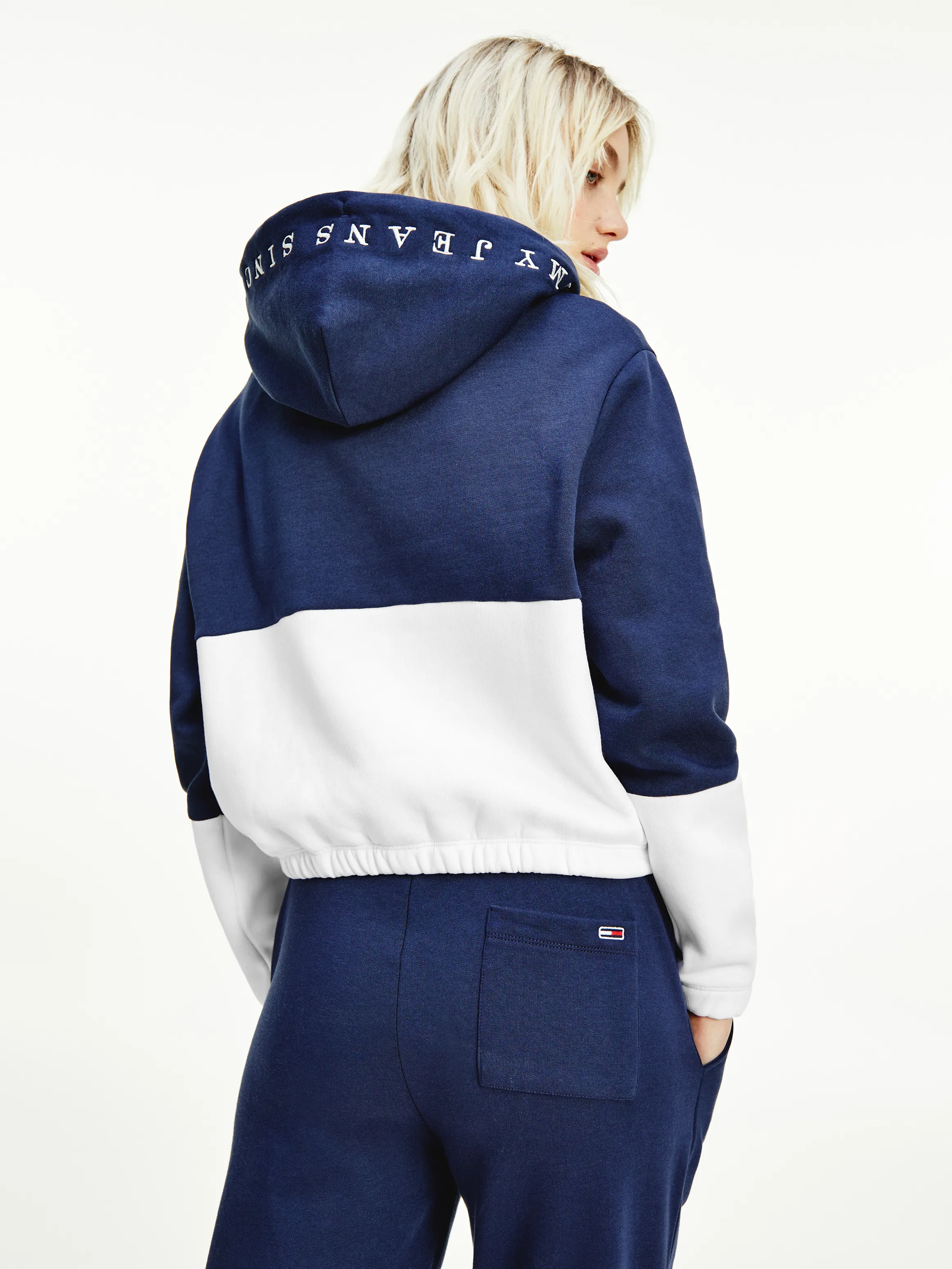 Colour-Blocked Cropped Hoodie | Hoodies | Tommy Hilfiger