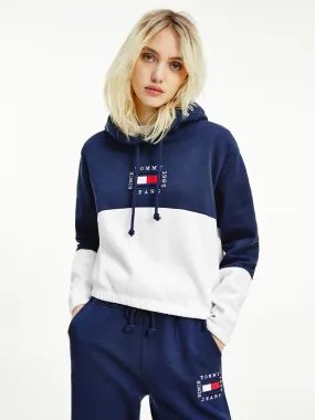 Colour-Blocked Cropped Hoodie | Hoodies | Tommy Hilfiger