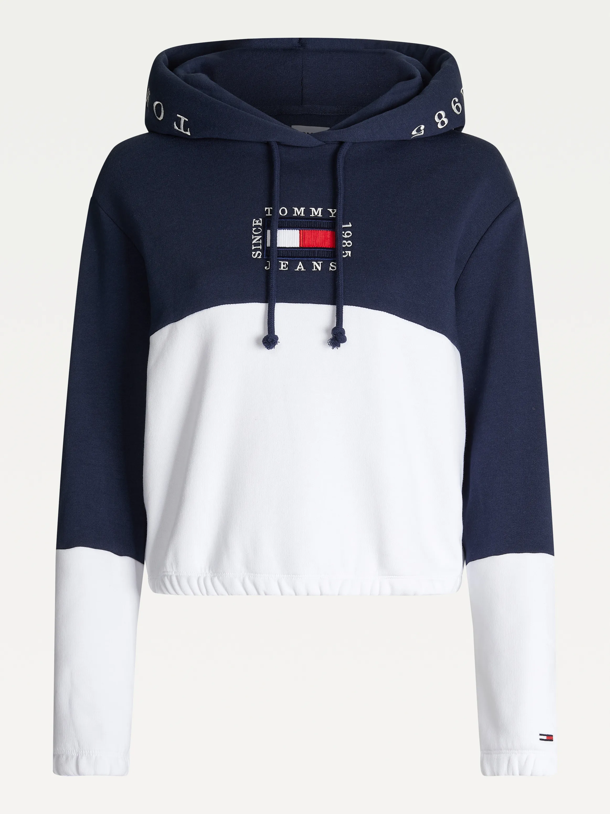 Colour-Blocked Cropped Hoodie | Hoodies | Tommy Hilfiger