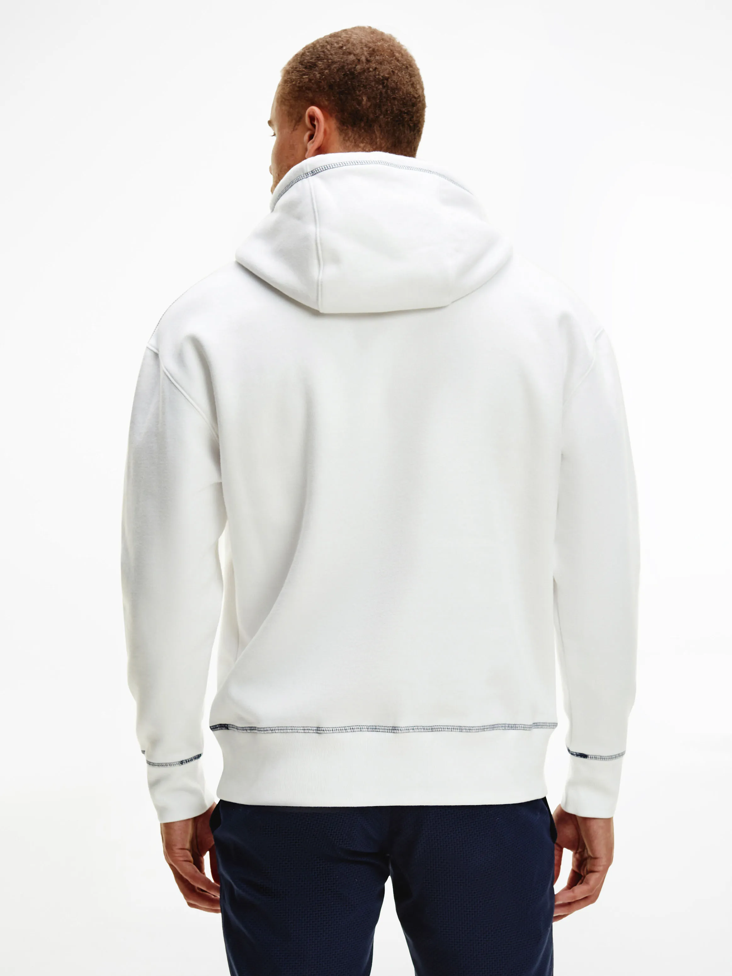 Contrast Stitching Relaxed Hoodie | Hoodies | Tommy Hilfiger