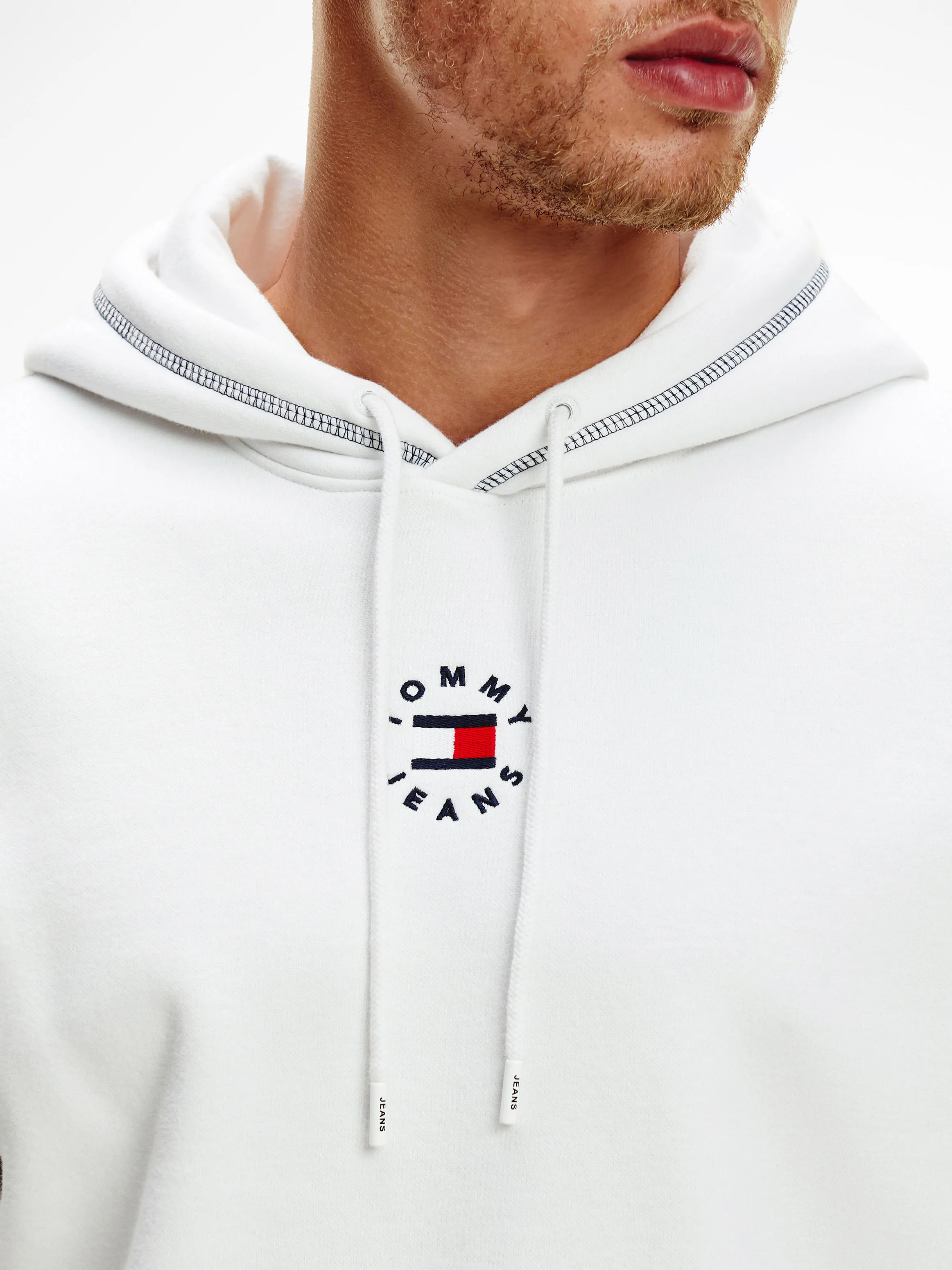 Contrast Stitching Relaxed Hoodie | Hoodies | Tommy Hilfiger