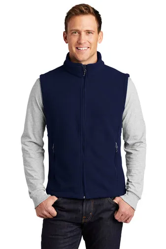 Custom Embroidery on Fleece Vest - Includes one 4in x 4in Embroidery - No Setup - No Minimums