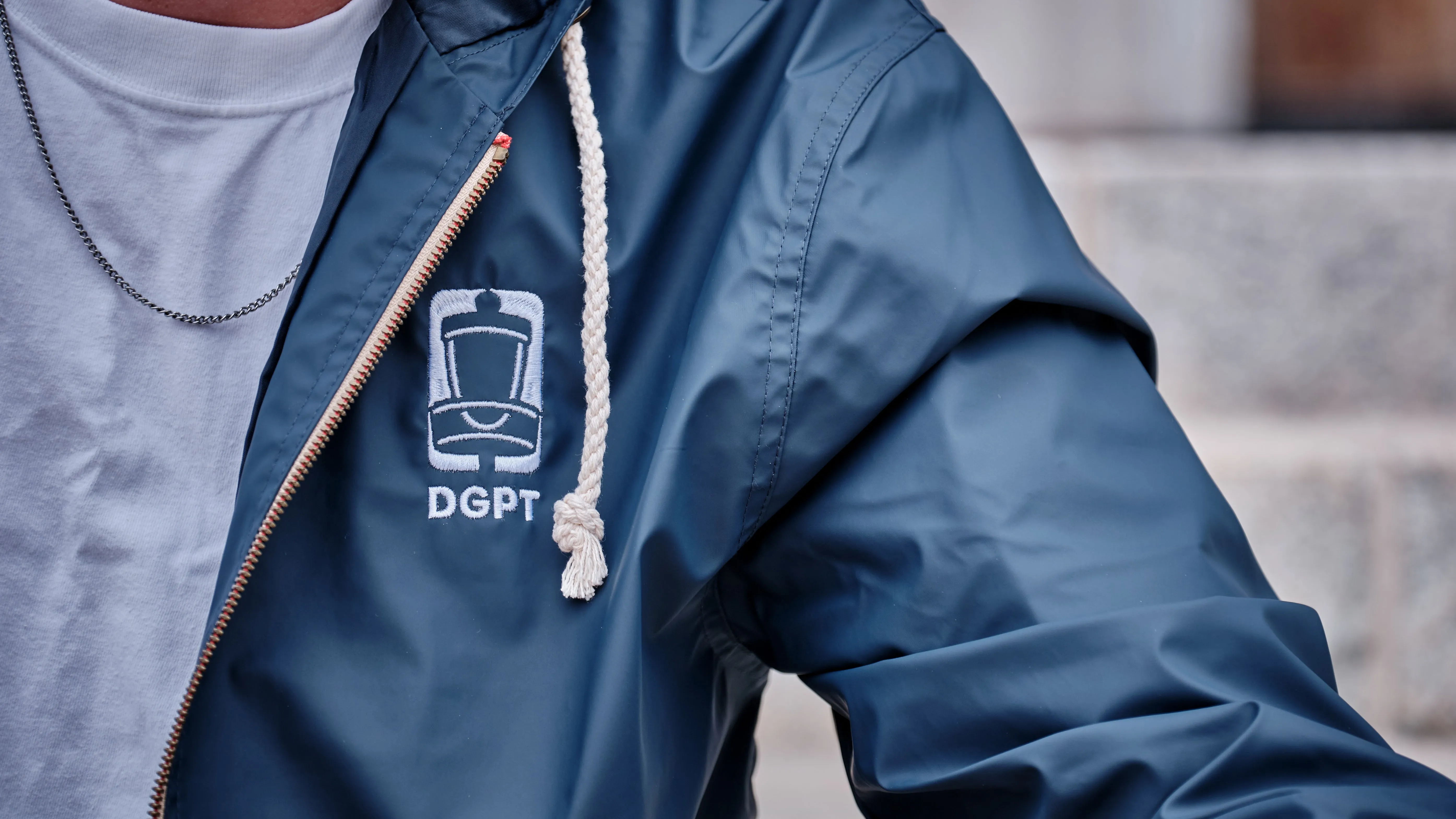 DGPT Shield - Water-Resistant Rain Jacket - Navy