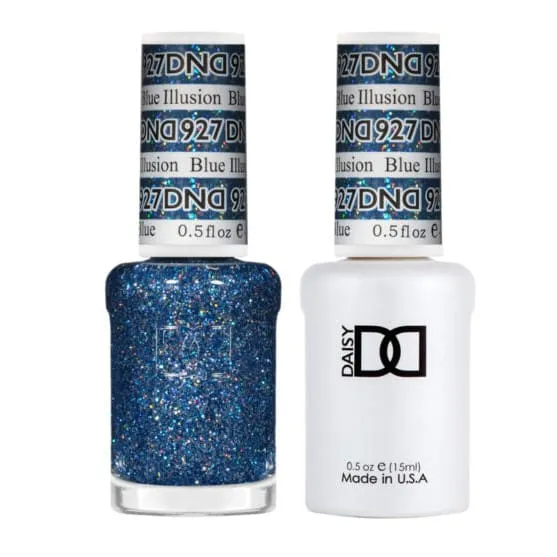 DND Matching Pair - Super Glitter Collection - Blue Illusion #927