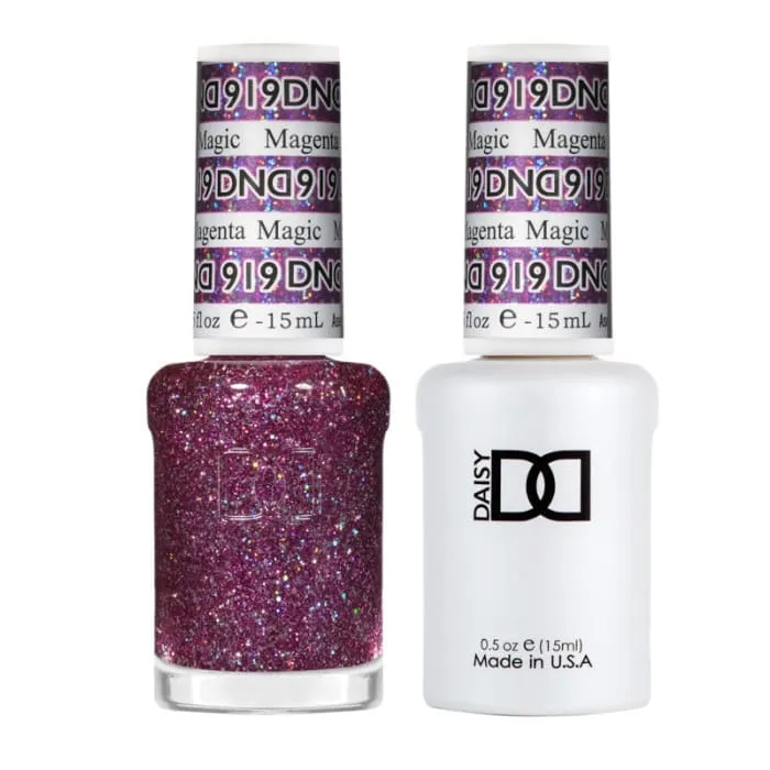 DND Matching Pair - Super Glitter Collection - Magenta Magic #919