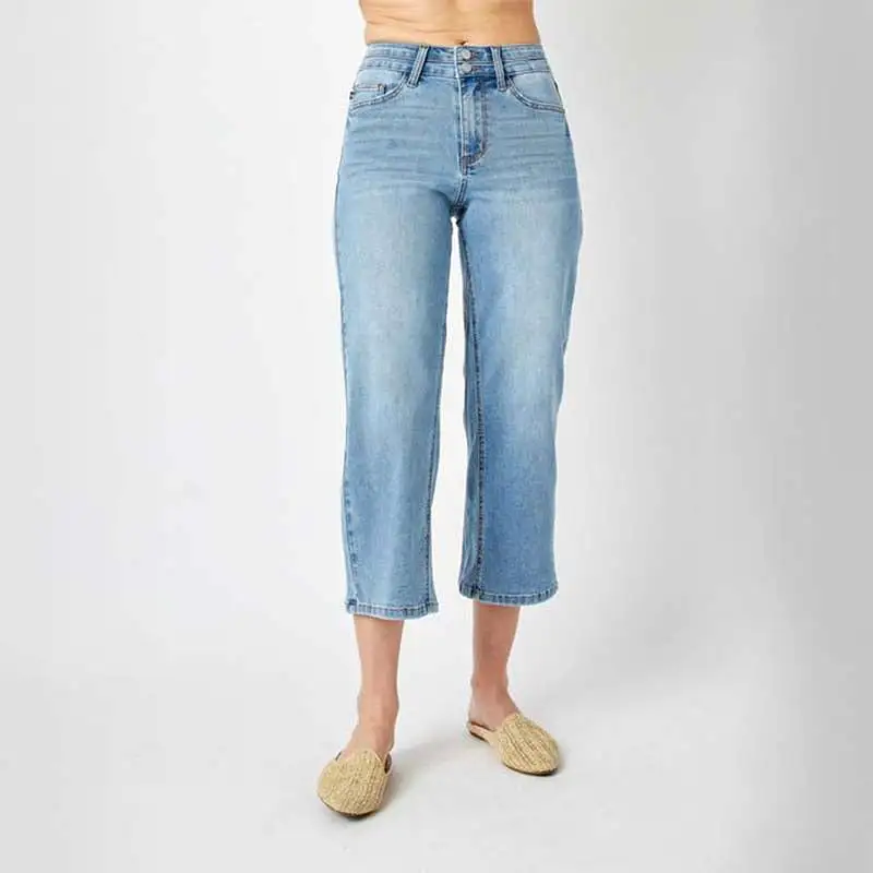 Double Wide Cropped Jeans