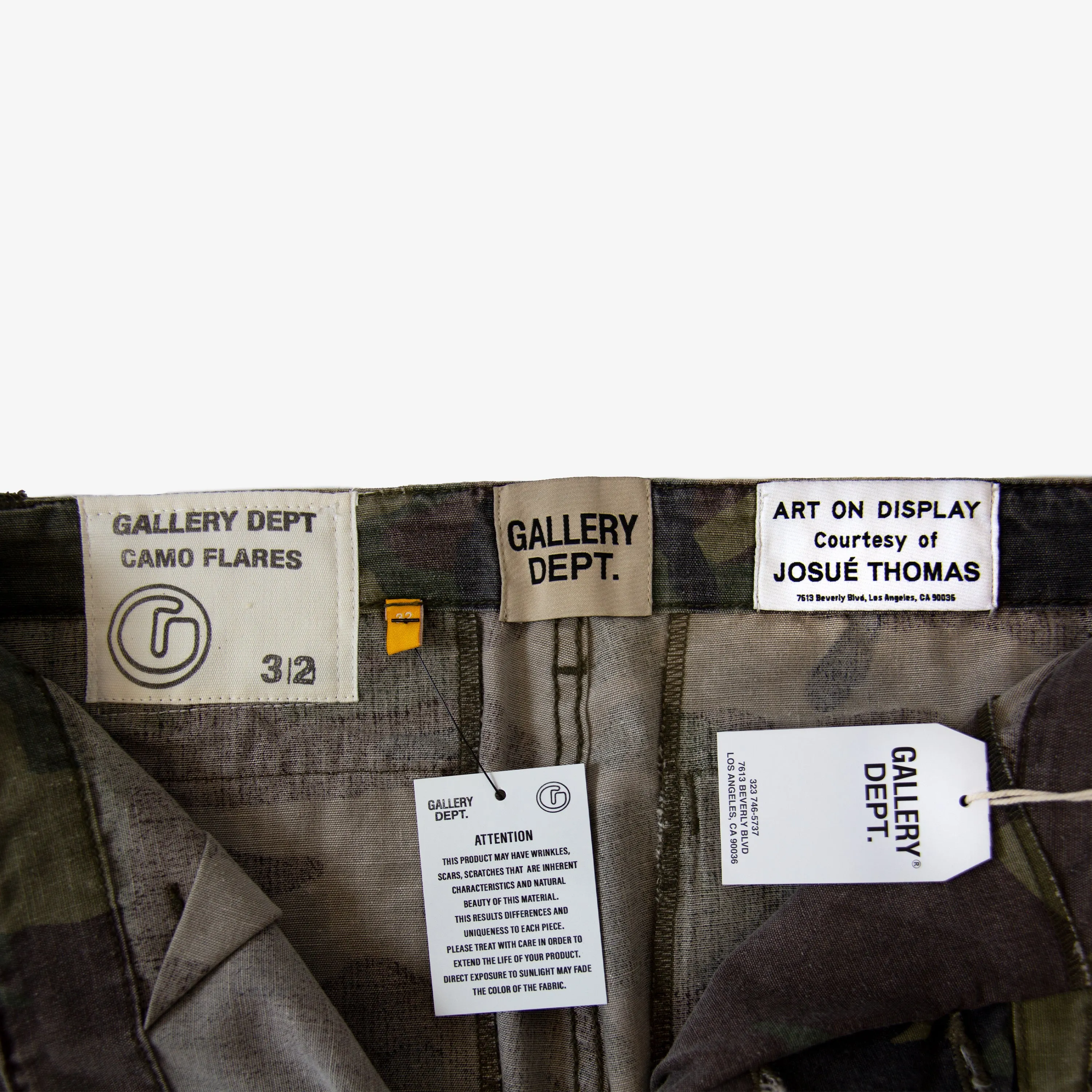 GALLERY DEPT CAMO LA FLARE CARGO