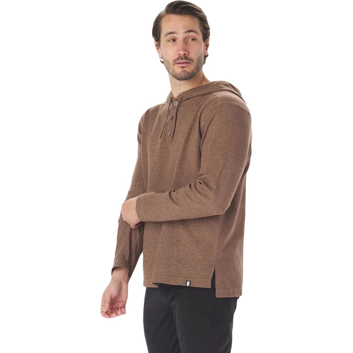 Glyder Men's Espresso Ace Hooded Sweater