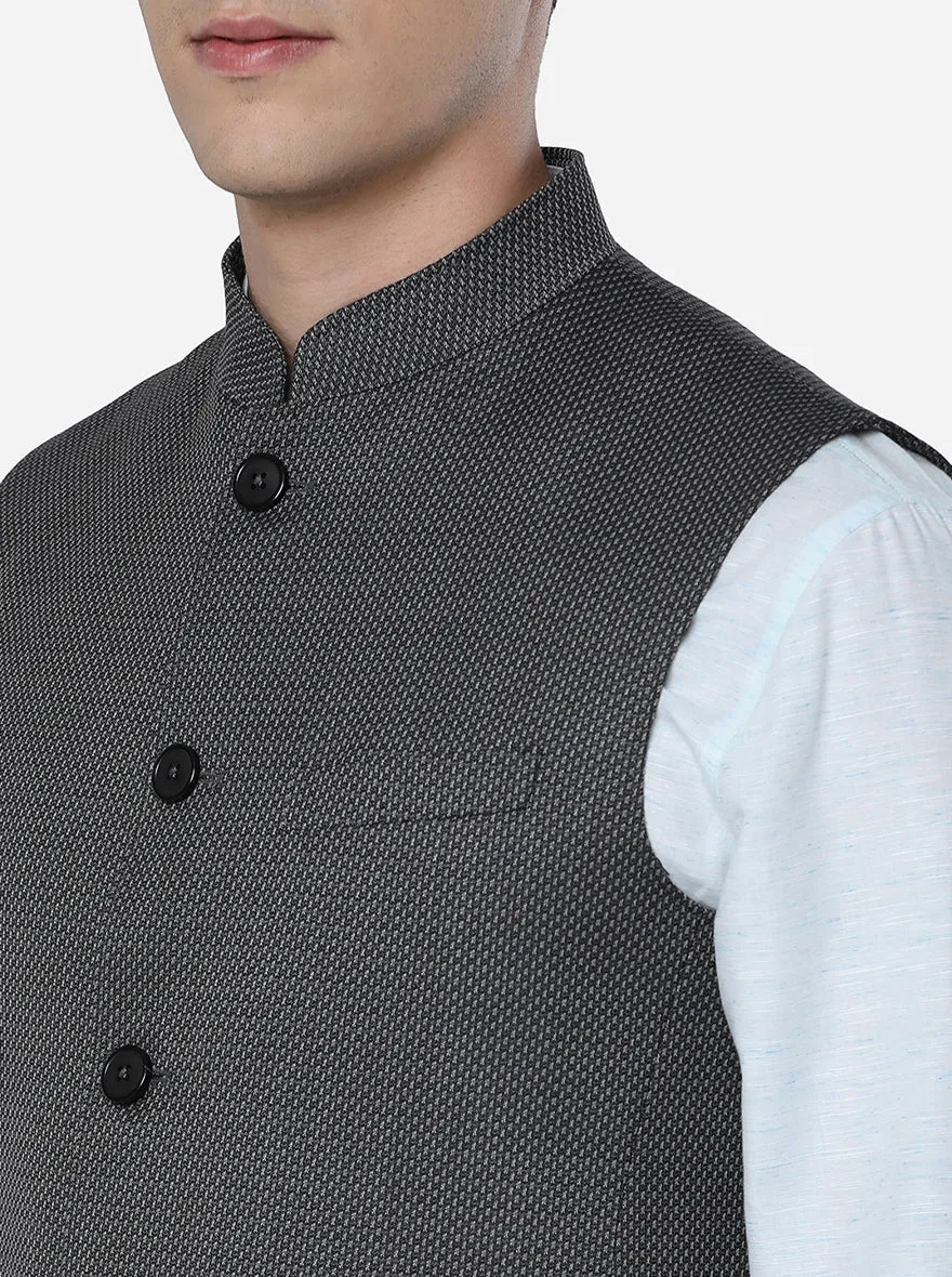 Grey & White Modi Jacket | JadeBlue