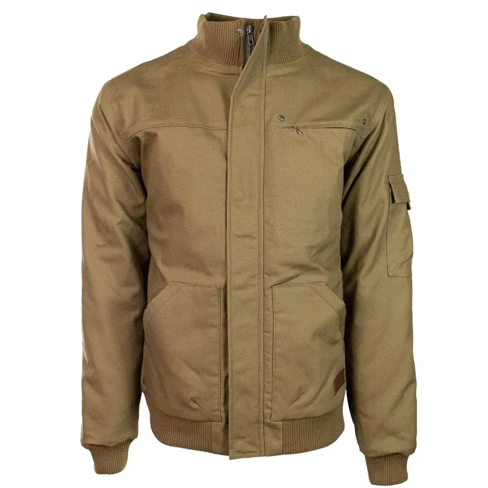 Hooey Men's Tan Cargo Jacket with Aztec Lining