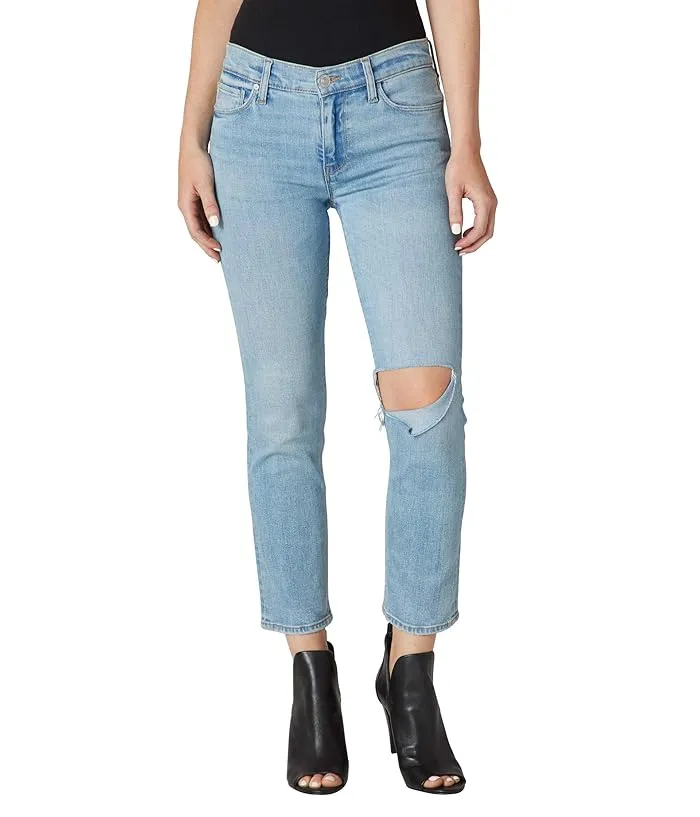 Hudson Jeans Nico Mid-Rise Crop Straight in Vigilance Women's