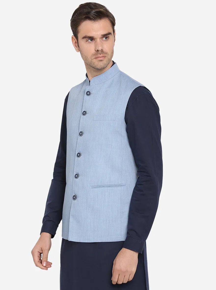 Ice Blue Modi Jacket | JadeBlue