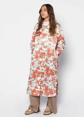 JOELE Floral Coat - Multicolour