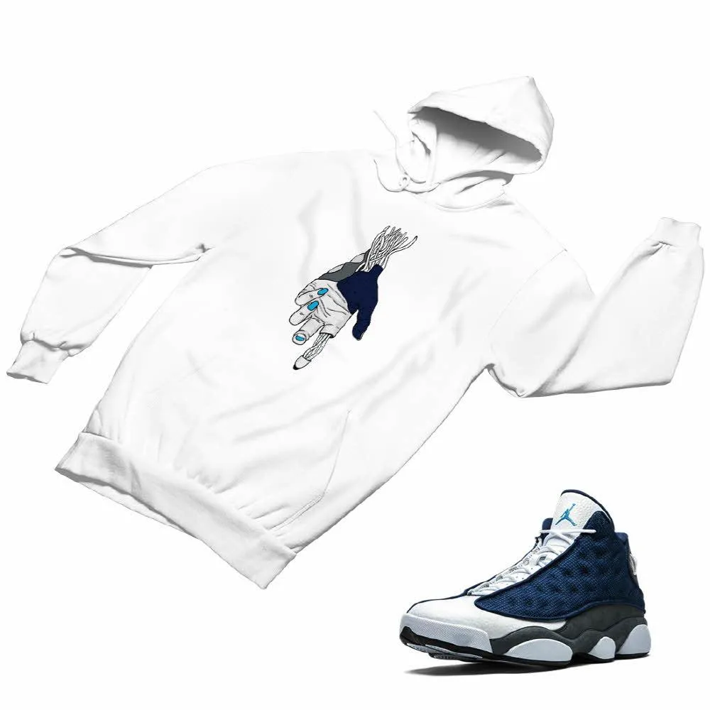 Jordan 13 flint grey Matching Custom Designed Hoodies JD 13-18-4