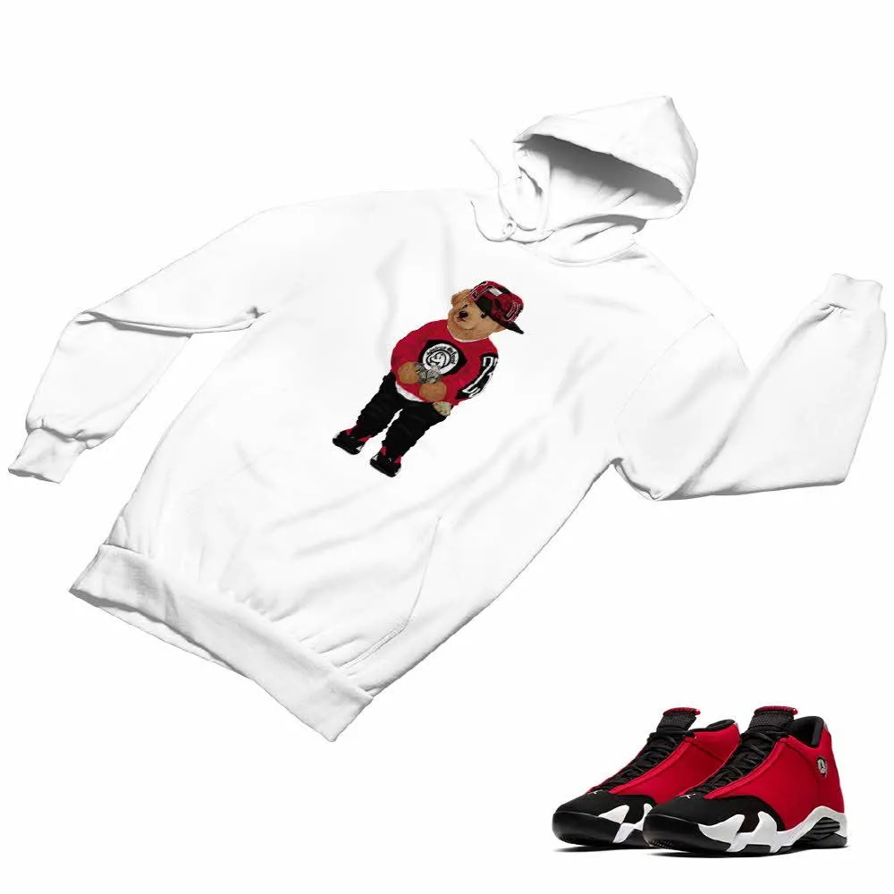 Jordan 14 Retro Gym Red Matching Custom Designed Hoodies JD 14-7-17