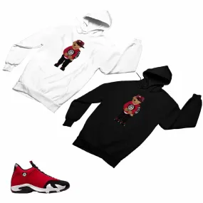 Jordan 14 Retro Gym Red Matching Custom Designed Hoodies JD 14-7-17