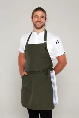 Josh Dark Green bib Small size Apron