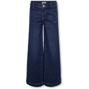 kids ONLY Dark Blue Denim Comet Wide Denim Pim Jeans Noos