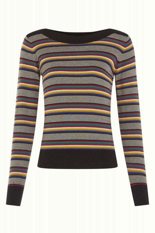 King Louie - Audrey Top - Sixties Stripe